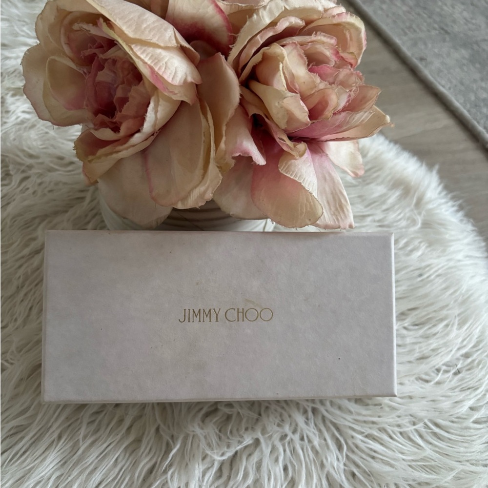 Jimmy Choo Cream Box with Gold Logo